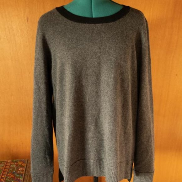 Charter Club Women's Plus Cashmere Thermal Hoodie Black Size 2X
